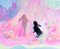 Minako Asakura, Rabbits, Light in the Forest, 2022, Acrylic & Watercolour on Paper on Wood 1