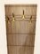 Mid-Century Italian Modulable Coat Rack in Slatted Wood and Brass, 1950s, Image 10