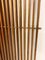 Mid-Century Italian Modulable Coat Rack in Slatted Wood and Brass, 1950s 7