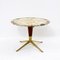 Mid-Century Modern Side Table in Wood Brass and Marble by Osvaldo Borsani, 1950s 5