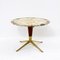 Table d'Appoint Mid-Century Moderne en Bois, Laiton et Marbre par Osvaldo Borsani, 1950s 5