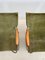 Mid-Century Wood Metal and Green Canvas Folding Armchairs, Set of 4 12