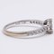 14k Vintage White Gold Diamond Ring, 1990s 3