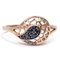 18K Vintage Yellow Gold Ring with Sapphires and Diamonds, 1970s 1