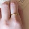 18K Vintage Gold Solitaire Ring, 1950s, Image 7