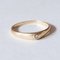 18 Karat Vintage Solitär Ring aus Gold, 1950er 2