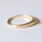 18K Vintage Gold Solitaire Ring, 1950s 4
