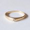 18K Vintage Gold Solitaire Ring, 1950s, Image 1