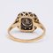 Vintage 2-Tone Gold Ring, 1940s, Image 4