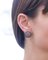 Boucles d'Oreilles Rubis, Diamants, Or Rose et Argent, Set de 2 5