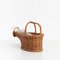 Vintage Wicker Glass Bottle Holder, 1970s, Image 8