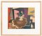 Roger de la Fresnaye, La Table Louis-Philippe, 1960s, Color Lithograph, Framed, Image 1