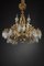 Large Chandelier with Gilt Bronze Crystals and Decorations 8