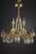 Large Chandelier with Gilt Bronze Crystals and Decorations 3