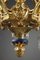 Large Chandelier with Gilt Bronze Crystals and Decorations, Image 18