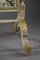 Pantalla de chimenea estilo Luis XVI de madera dorada con loros, Imagen 7