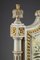 Pantalla de chimenea estilo Luis XVI de madera dorada con loros, Imagen 10