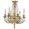 Louis XVI Style Gilt Bronze Chandelier with Parrots 1