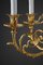 Lámpara de araña estilo Luis XVI de bronce dorado con loros, Imagen 18