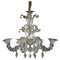 Large Murano Glass and Gold Chandelier, Image 1