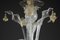 Lámpara de araña grande de cristal de Murano y oro, Imagen 9