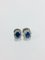 18 Carat White Gold, Sapphire & Diamond Earrings, Set of 2 1