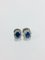18 Carat White Gold, Sapphire & Diamond Earrings, Set of 2, Image 1