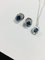 18 Carat Sapphire & Diamond Earrings and Pendant, Set of 3 4