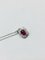 18 Carat White Gold, Ruby & Diamond Pendant 3