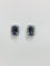 9 Carat Tanzanite & Diamond Cluster Earrings, Set of 2 4