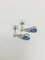 9 Carat White Gold, 1.50 Carat Tanzanite & Diamond Earrings, Set of 2, Image 3