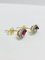 9 Carat White/Yellow Gold, Ruby & Diamond Earrings, Set of 2, Image 4