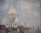 Elisée Maclet, Montmartre: The Sacré Coeur, Oil on Panel, Framed 4