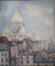 Elisée Maclet, Montmartre: The Sacré Coeur, Oil on Panel, Framed 6