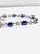 Vintage White Gold Sapphire & Diamond Bracelet, Image 3