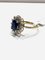 Vintage Saphir und Diamant Ring 2