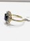 Vintage Saphir und Diamant Ring 3