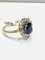Vintage Saphir und Diamant Ring 5