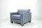 Fauteuil DS 17 en Cuir Gris de De Sede, Suisse, 1980s 1