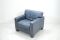 Fauteuil DS 17 en Cuir Gris de De Sede, Suisse, 1980s 9