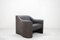 Italian Esquire Leather Armchair Club Chair by Luigi Massoni & Giorgio Cazzaniga for Matteo Grassi, 1980s 2