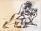 Ossip Zadkine, The Labors of Hercules, Fight Against the Nemean Lion, Lithograph 1