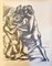 Ossip Zadkine, The Labors of Hercules, Fight Against the Nemean Lion, Litografía, Imagen 1