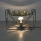 Lampada da tavolo Mid-Century in metallo cromato con sfere in vetro, Italia, anni '70, Immagine 6