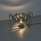 Lampada da tavolo Mid-Century in metallo cromato con sfere in vetro, Italia, anni '70, Immagine 8