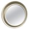 Modern Italian Wall Mirror in White Lacquered Wood, 1970 1