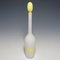 Venini Art Glass Bottle with Fasce Decoration in Yellow, 1950s, Image 4