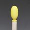 Venini Art Glass Bottle with Fasce Decoration in Yellow, 1950s, Image 6