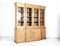 Large English Glazed Breakfront Bookcase in Pine 3