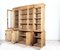 Large English Glazed Breakfront Bookcase in Pine 7